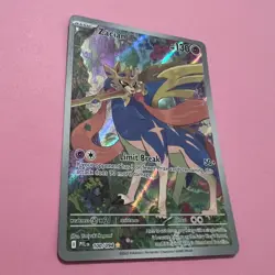 Zacian 100/094 NM Illustration Rare Phantasmal Flames Pokemon Card English TCG - Image 3