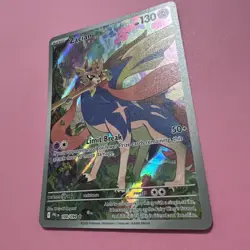 Zacian 100/094 NM Illustration Rare Phantasmal Flames Pokemon Card English TCG - Image 5