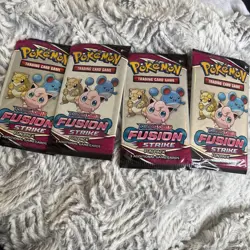Pokemon TCG Fusion Strike Fun Packs Sealed X4 bundle - Image 1