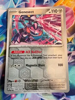 Genesect - 040/064 - Reverse Holo - Shrouded Fable - MINT - Pokemon Card - Image 1