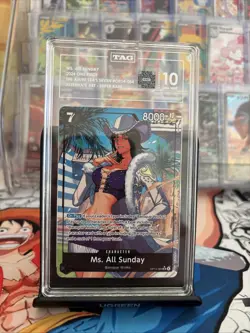 2026 ONE PIECE EB04 THE AZURE SEA'S SEVEN ALT ART 084 MS. ALL SUNDAY TAG 10 OP14 - Image 1