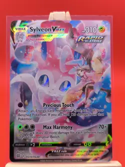 Sylveon VMAX TG15/TG30 Brilliant Stars Trainer Gallery Ultra Rare Pokemon Card - Image 1