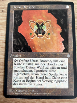 Urzas Brosche NM (Eiszeit, 1995), EX Magic Karte MtG, Urza's Bauble Ice Age - Image 1