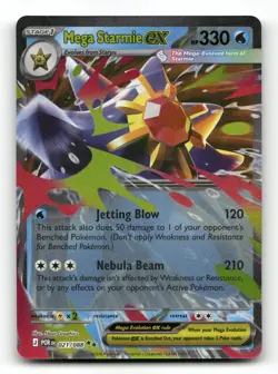 Mega Starmie ex 021/088 - Perfect Order - Pokemon Card NM/M - Image 1