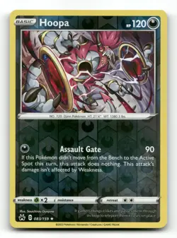 Hoopa 083/159 - Crown Zenith Reverse Holo - Pokemon Card NM/M - Image 1