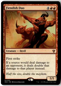 MTG Fiendish Duo [MKC - 153] LP 2-88 - Image 1