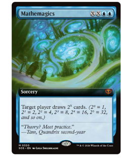 Mathemagics - Extended Art Secrets of Strixhaven MTG - Image 1