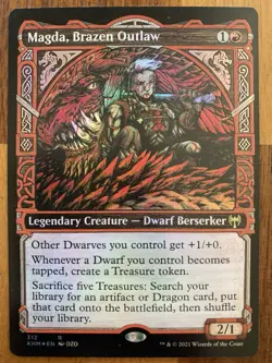 Wizards of the Coast Magda, Brazen Outlaw Rare Kaldheim Foil Legendary Red - Image 1