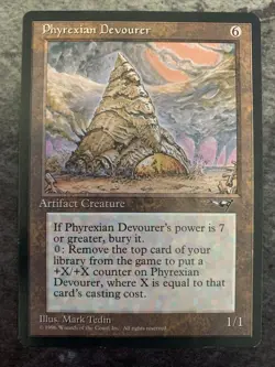 Wizards of the Coast Phyrexian Devourer Rare Artifact Creature Alliances Regula… - Image 1