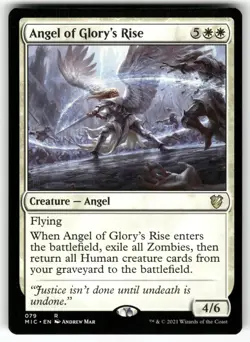 MAGIC ANGEL OF GLORY'S RISE 79 COMMANDER: INNISTRAD: MIDNIGHT HUNT NM - Image 1