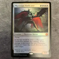Wizards of the Coast Phyrexian Vindicator Mythic Creature White Foil Phyrexia A… - Image 1