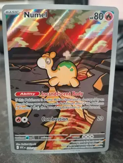 Pokemon TCG Ascended Heroes Numel 223/217 Illustration Rare Card Near Mint - Image 1