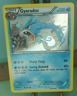 Pokemon TCG Gyarados Dragons Exalted 24/124 Cosmos Holo Rare Stage 1 HP130 - Image 1