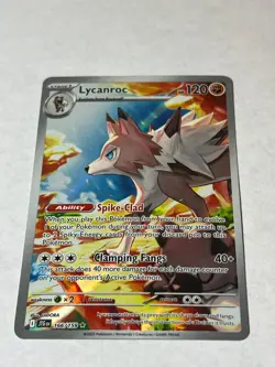 Lycanroc 166/159 Illustration Rare Journey Together Pokemon Near Mint - Image 1