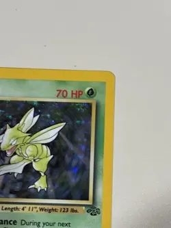 1999 Pokemon TCG Scyther Jungle 1st Edition Holo Unlimited Rare Card 10/64 - Image 2