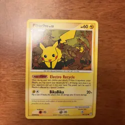 Pikachu 94/123 Mysterious Treasures Non Holo Pokemon Card - Image 1