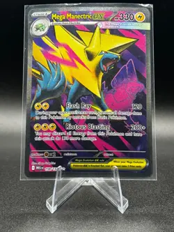 Mega Manectric ex 158/132 Me01: Mega Evolution Holo Pokemon TCG - Image 1