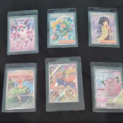 Pokemon TCG: Illustration Rare Lot (6) Full Art Holos (Various Sets) M/NM - Image 1