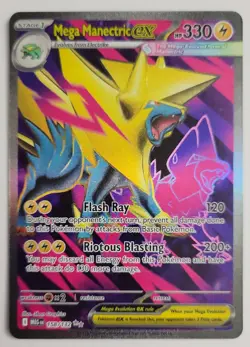 MEGA MANECTRIC EX 158/132 ULTRA RARE MEGA EVOLUTION POKEMON NM - Image 1