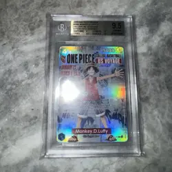 2026 One Piece Monkey D. Luffy College Basketball US VOYAGE Promo Card BGS 9.5 - Image 1