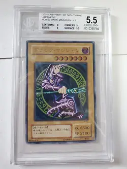 Dark Magician Ultimate Japanese Yu-Gi-Oh LN 2001 BGS 5.5 - Image 1