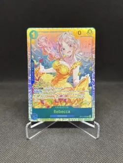 ONE PIECE TCG Rebecca OP15-053 SR Adventure on KAMI’s Island ENGLISH Foil Card - Image 1