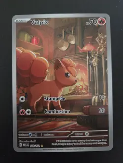 Pokemon TCG - Vulpix - 138/132 - Mega Evolution - Illustration Rare Mint - Image 1