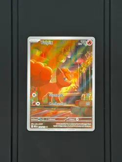 Pokemon TCG Vulpix 138/132 Mega Evolution Illustration Rare Mint - Image 1