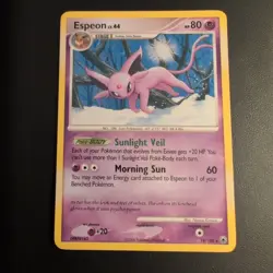 Pokemon TCG Espeon Card 18/100 Majestic Dawn Non-Holo Rare, LP Condition - Image 1