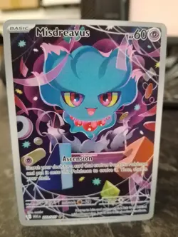 Misdreavus 233/217 Ascended Heroes Pokemon Card Full Art Secret Rare Near Mint - Image 1