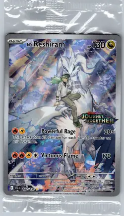 Sealed - N's Reshiram - (Journey Together Stamped) 167/159 - Pokemon Card - Image 1
