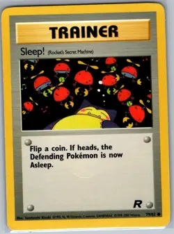 Sleep! (Rocket's Secret Machine) 79/82 Non Holo Team Rocket - Pokemon Card - NM - Image 1