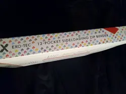 Vault X Eco-Tec Zip Binder Annnniversary Binder 12 Pocket Side Loading 480 Cards - Image 3