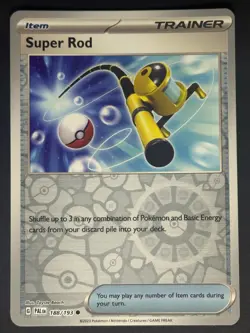 Super Rod #188/193 Reverse Holo SV02: Paldea Evolved Pokemon Card TCG - Image 1