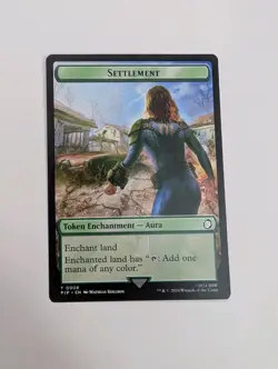 MTG - Human Soldier/Settlement Token - Fallout (PIP) NM/M Condition - Image 4