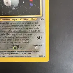 Pokemon Vintage 1st Edition Non-Holo Rare Magnemite 26/75 Neo Discovery WotC - Image 4