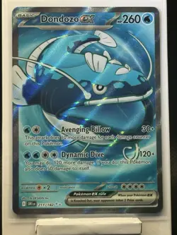 Dondozo ex 211/182 Pokemon Destined Rivals Full Art Holo Rare Near Mint - Image 1