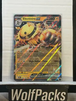 Pokemon TCG SV Destined Rivals - Electivire Ex #69 Double Rare Holo - Image 1