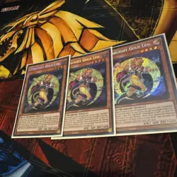 Yu-Gi-Oh DUAD-EN005 Lunalight Gold Leo Secret Rare 1st Edition NM-M x3 PLAYSET - Image 2