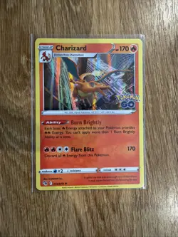 Pokemon TCG Charizard Pokemon GO 010/078 Holo Holo Rare - Image 1