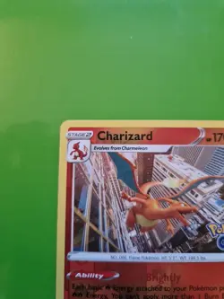 Pokemon TCG Charizard Pokemon Go 010/078 Reverse Holo Rare LP. - Image 2
