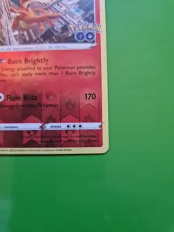 Pokemon TCG Charizard Pokemon Go 010/078 Reverse Holo Rare LP. - Image 4