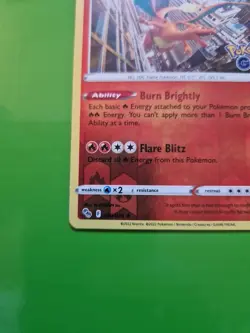 Pokemon TCG Charizard Pokemon Go 010/078 Reverse Holo Rare LP. - Image 5