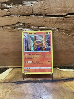 Pokemon TCG: Charizard Holo Rare Pokemon GO 010/078 NM - Image 1