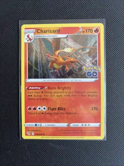 Pokemon TCG Charizard Pokemon Go 010/078 Rare Holo Card. NM - Image 1