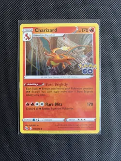 Pokemon TCG Charizard Pokemon Go 010/078 Rare Holo Card. NM - Image 3