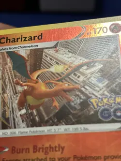 Pokemon TCG Charizard Pokemon Go 010/078 Reverse Holo Rare LP. - Image 4