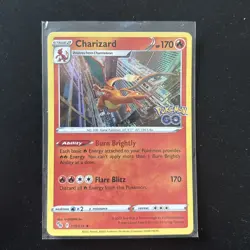 Pokemon TCG Charizard Pokemon Go 010/078 Reverse Holo Rare Card Near Mint - Image 3