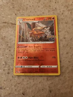 Charizard Pokemon Go Reverse Holo Pokemon TCG 010/078 Rare - Image 1