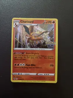 Pokemon TCG Charizard Holo Card Pokemon Go 010/078 NM-M Condition - Image 1